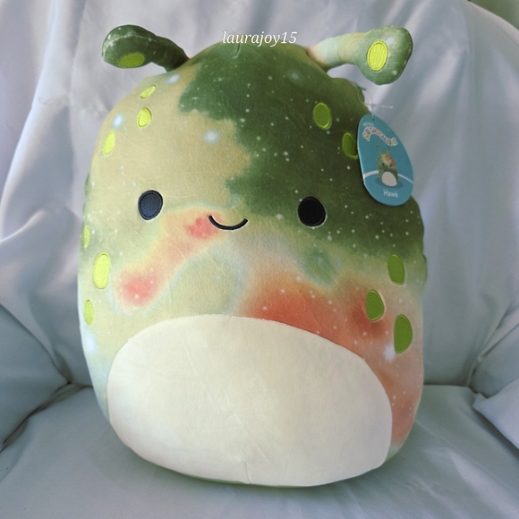 Squishmallows Hawk Alien Plush Stuffed Toy Jumbo 17 Inch 2024 New - Picture 9 of 9